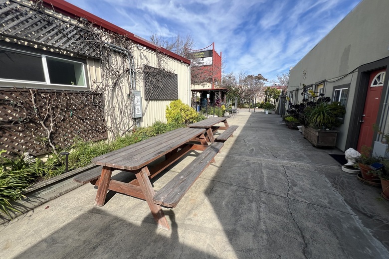 Courtyard gathering area