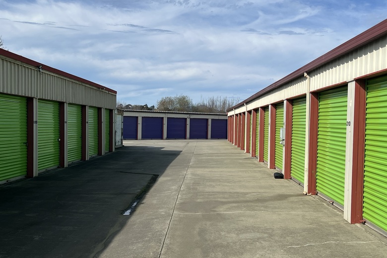 Drive-up storage units at Bridge